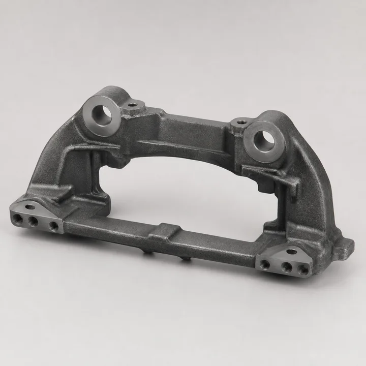 Brake caliper bracket in Ductile iron 80-55-06, catalog product photograph