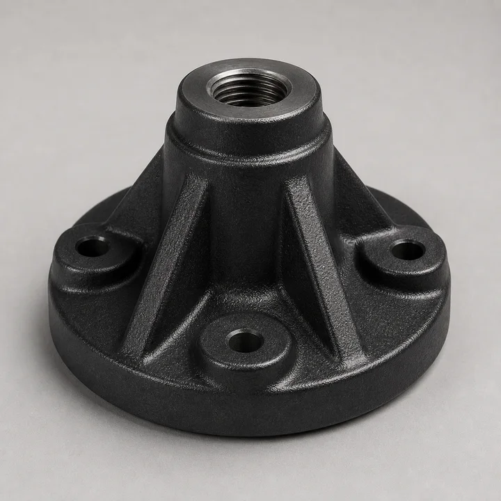 Machine leveling foot in Ductile iron 65-45-12, catalog product photograph