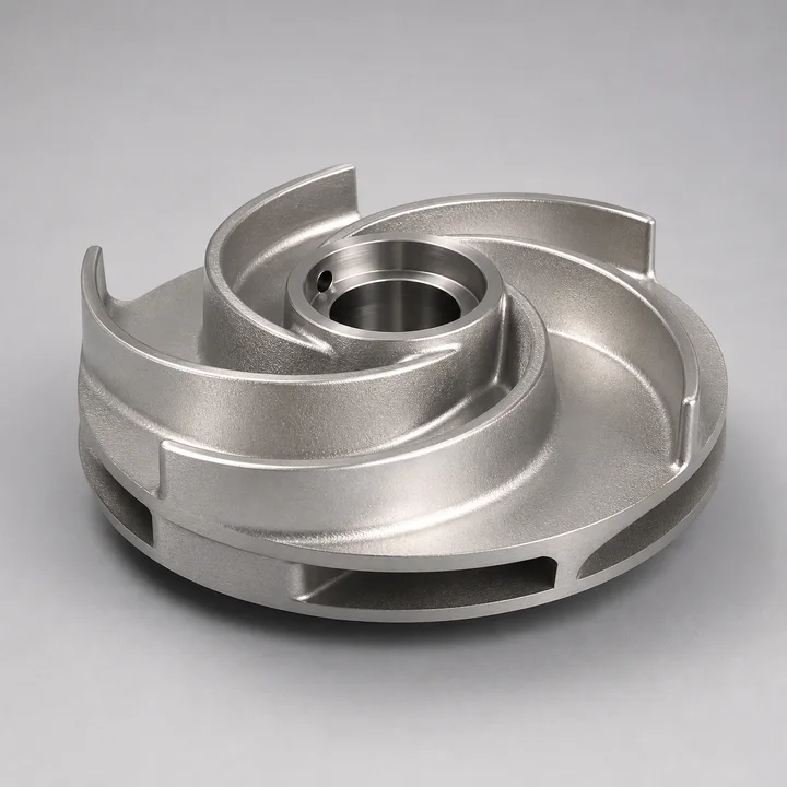 Stainless impeller in CF8M stainless, catalog product photograph