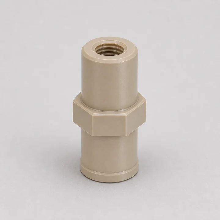 PEEK insulator standoff in Natural PEEK, catalog product photograph