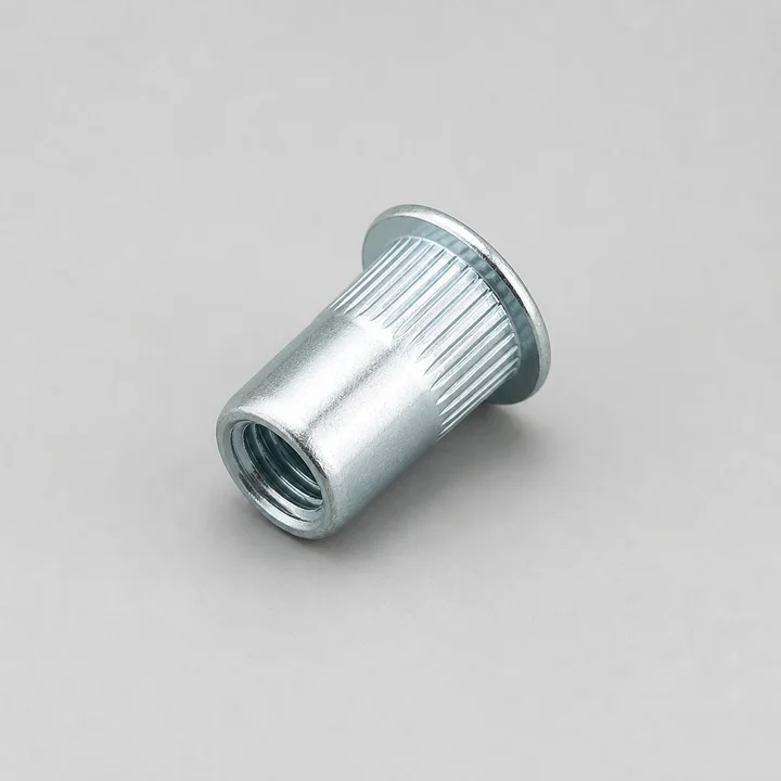 Blind rivet nut M8 in Low-carbon steel, catalog product photograph