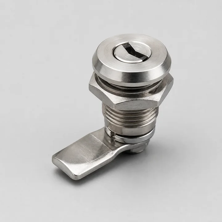 Quarter-turn panel fastener in 300-series stainless, catalog product photograph