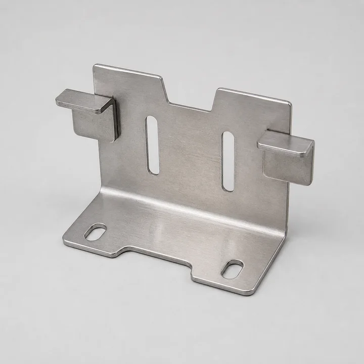 Conveyor guide bracket in 3.0mm 304 stainless, catalog product photograph