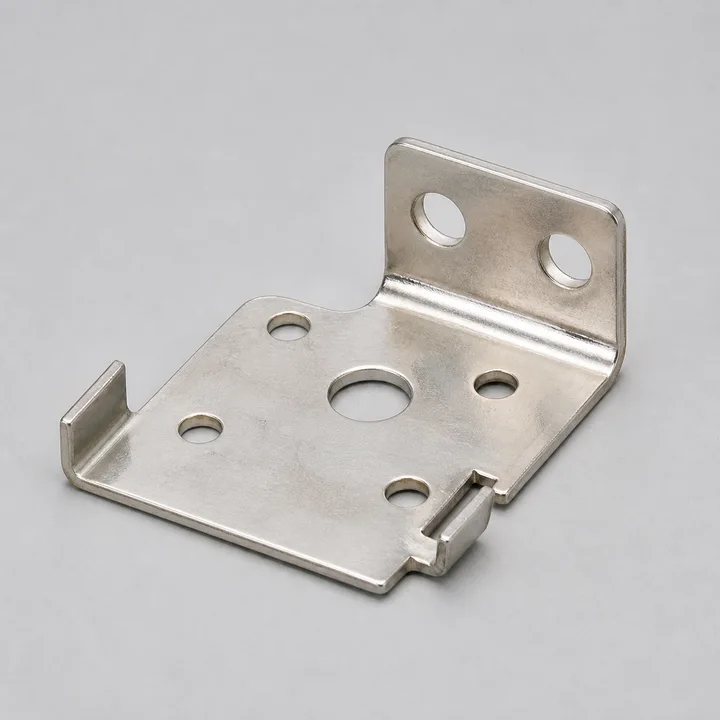 Grounding lug plate in 1.6mm C110 copper, catalog product photograph