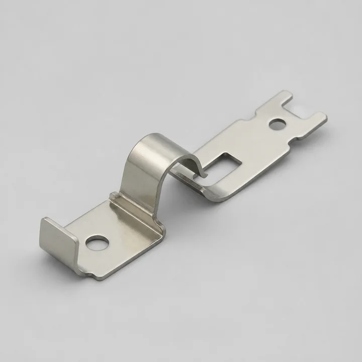 Spring finger contact in 0.4mm C172 beryllium copper, catalog product photograph